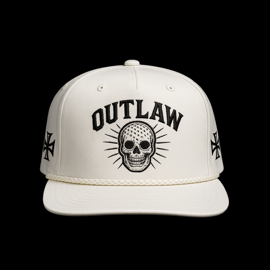 White Skull Hat